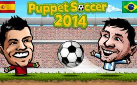 بازی با سرهای فوتبالیست در Puppet Soccer
